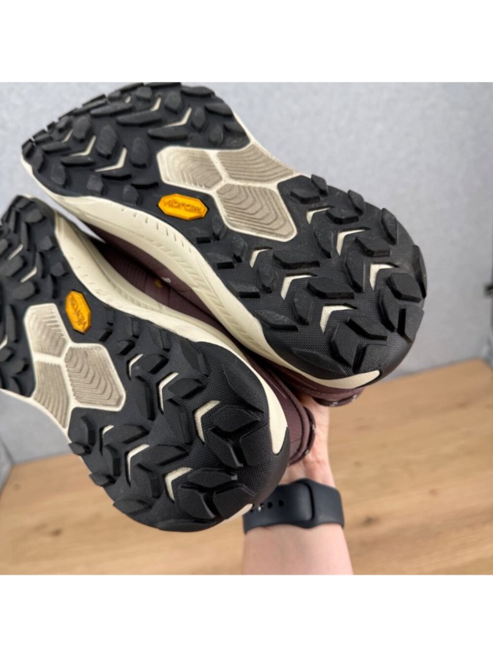 HOKA Womens Transport Shoe Sneaker Size 10 Smokey Quartz Oat Milk Lifestyle Hike - Picture 12 of 14